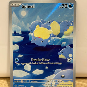 Pokemon TCG Spheal 199/191 Sv08: Surging Sparks Holo Illustration Rare NM FRENLY BRICKS - Open 7 Days