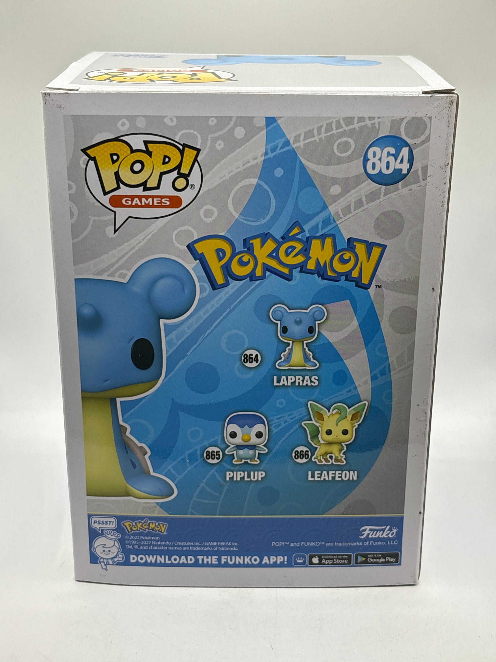 Funko POP! Games Pokemon #864 Lapras Vinyl Figure FRENLY BRICKS - Open 7 Days