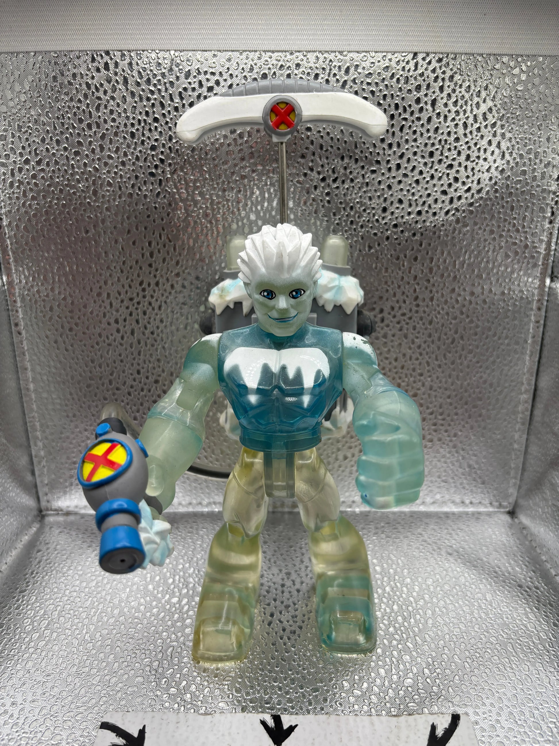 WATER BLAST ICEMAN SPIDER-MAN & FRIENDS 6" Figure SUPER HEROES Toy Biz PRESCHOOL FRENLY BRICKS - Open 7 Days