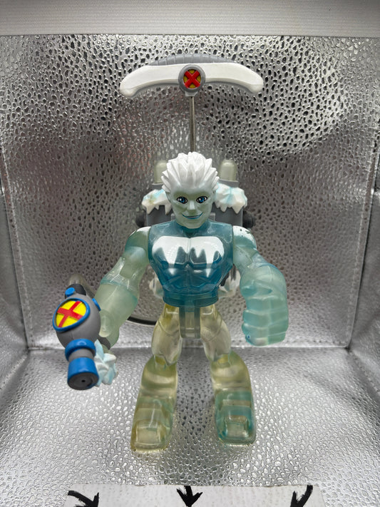 WATER BLAST ICEMAN SPIDER-MAN & FRIENDS 6" Figure SUPER HEROES Toy Biz PRESCHOOL FRENLY BRICKS - Open 7 Days