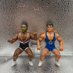 American Gladiators & Vulcan Wrestling Action Figures x2 FRENLY BRICKS - Open 7 Days