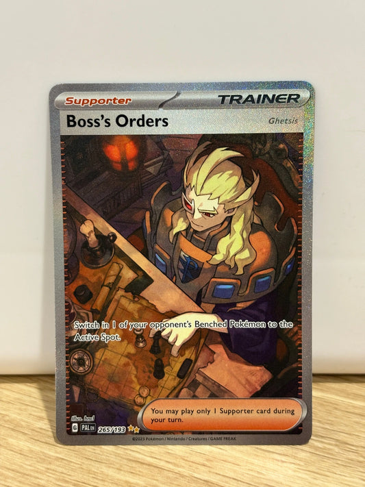 Pokémon TCG Boss's Orders Scarlet & Violet - Paldea Evolved 265/193 Holo Special NM FRENLY BRICKS - Open 7 Days
