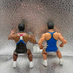 American Gladiators & Vulcan Wrestling Action Figures x2 FRENLY BRICKS - Open 7 Days