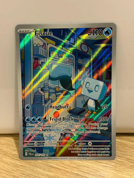 Pokemon TCG: Eiscue - 205/193 Illustration Rare Paldea Evolved NM FRENLY BRICKS - Open 7 Days