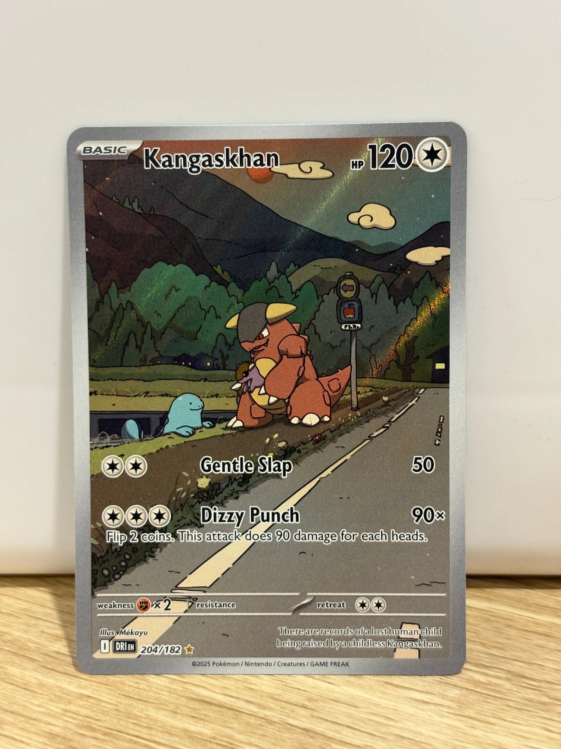 Kangaskhan 204/182 Sv10: Destined Rivals Illustration Rare NM FRENLY BRICKS - Open 7 Days