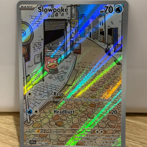 Pokémon TCG Slowpoke Scarlet & Violet Base Set 204/198 Holo Illustration Rare NM FRENLY BRICKS - Open 7 Days