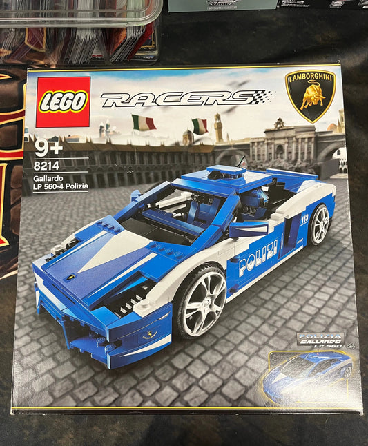 LEGO Racers: Lamborghini Gallardo LP 560-4  Polizia (8214) FRENLY BRICKS - Open 7 Days