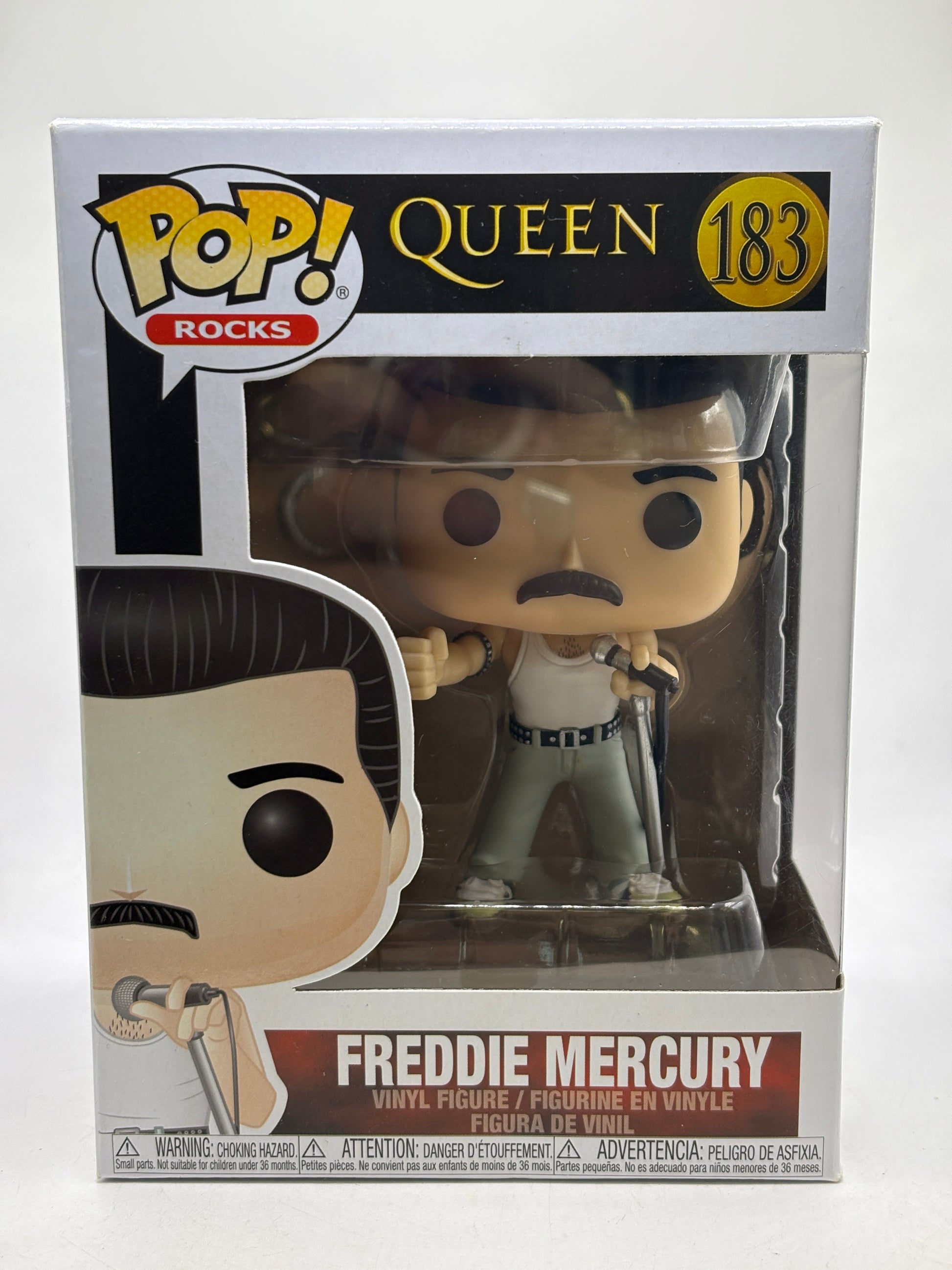 Funko POP! Rocks Queen #183 Freddie Mercury Vinyl Figure image 1