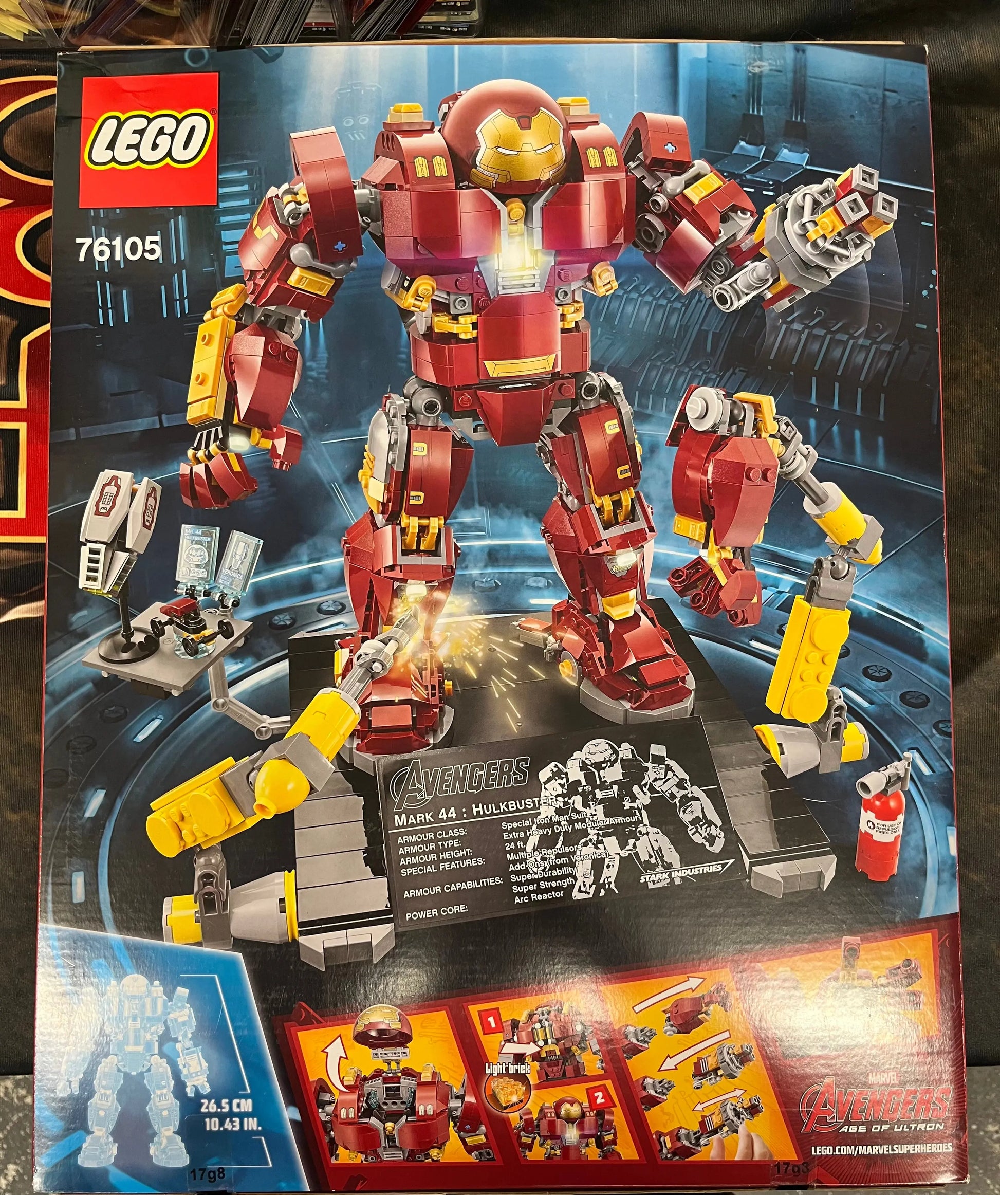 Lego Marvel Super Heroes Iron Man 76105 THE HULKBUSTER - ULTRON EDITION Mech FRENLY BRICKS - Open 7 Days