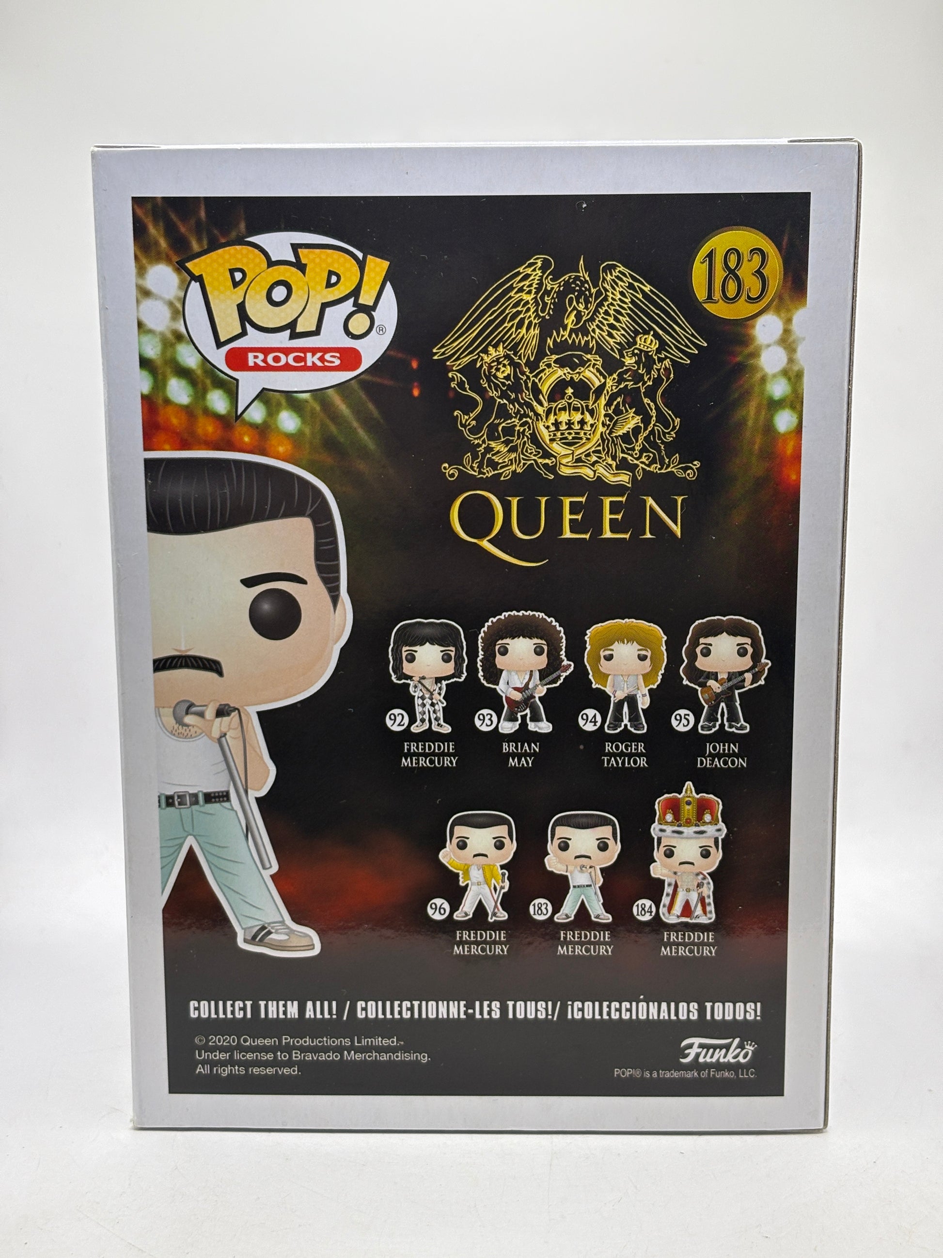 Funko POP! Rocks Queen #183 Freddie Mercury Vinyl Figure image 3
