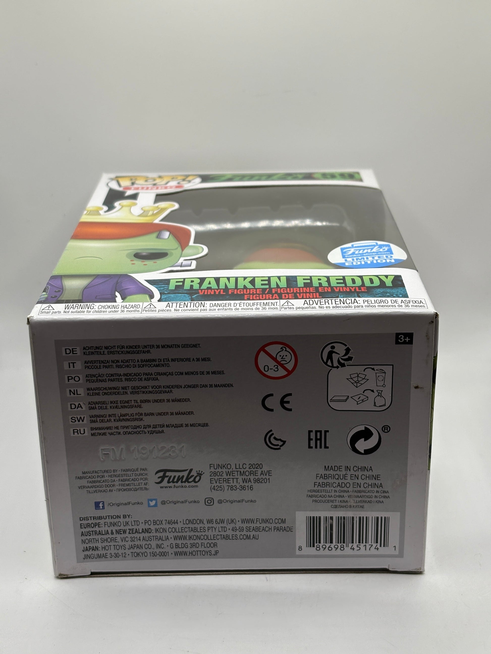 Funko POP! Funko #59 Franken Freddy Limited Edition Vinyl Figure FRENLY BRICKS - Open 7 Days