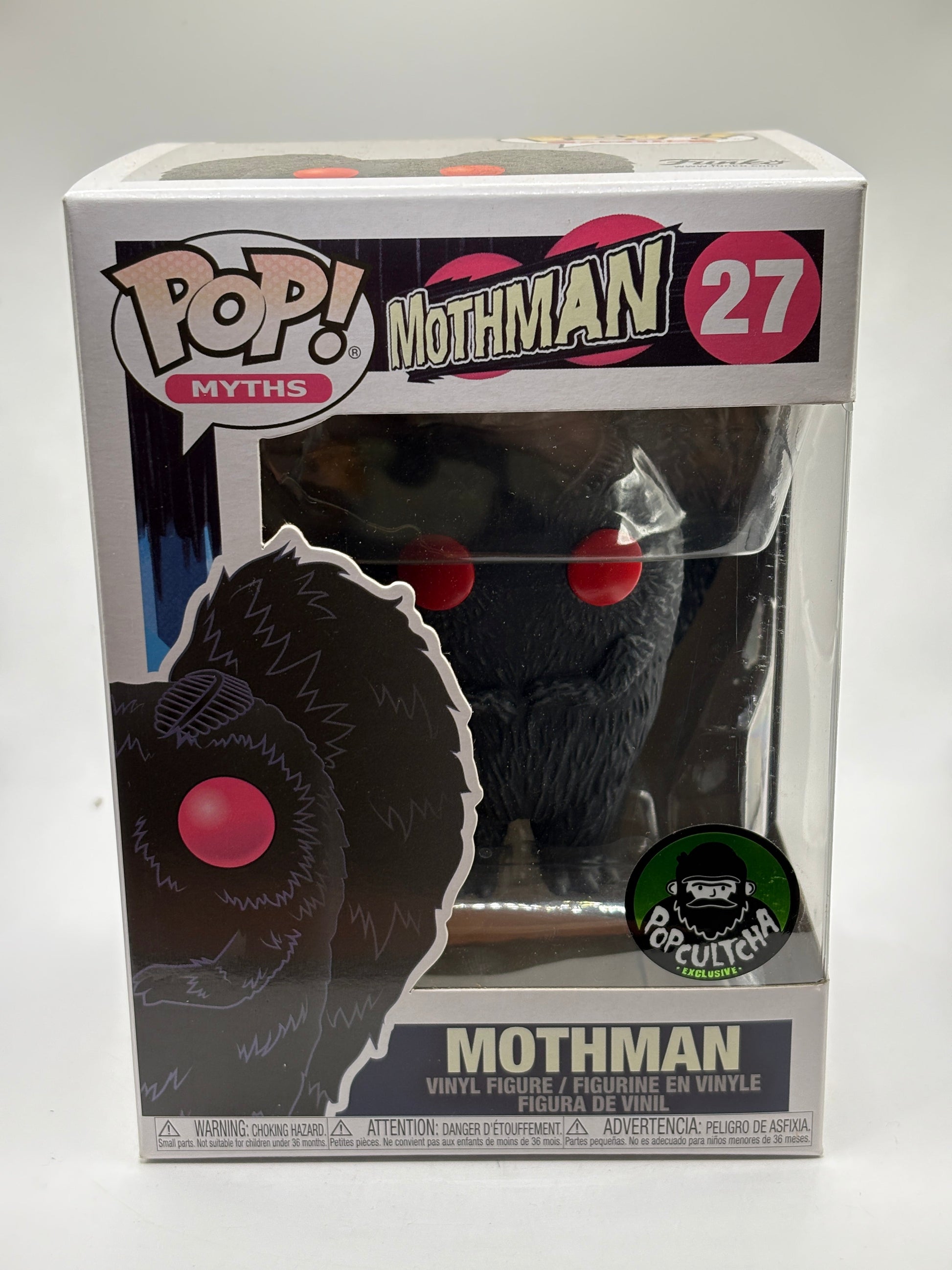 Funko POP! Myths Mothman #27 Mothman Popcultcha Exclusive FRENLY BRICKS - Open 7 Days