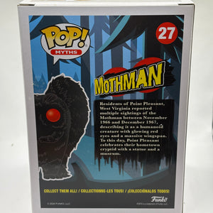 Funko POP! Myths Mothman #27 Mothman Popcultcha Exclusive FRENLY BRICKS - Open 7 Days