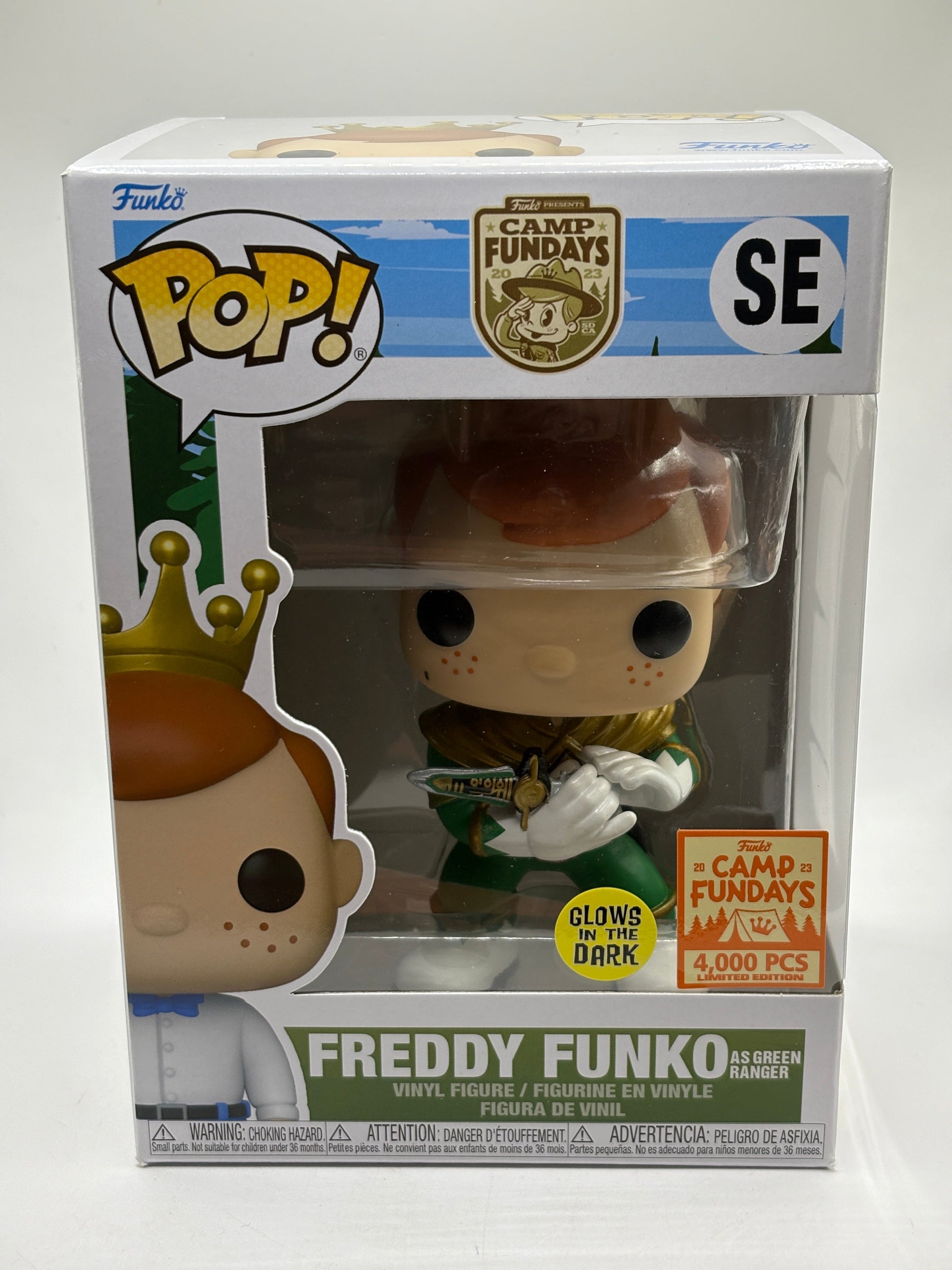 Funko POP! Camp Fundays #SE Freddy Funko as Green Ranger 4000 Pcs Limited FRENLY BRICKS - Open 7 Days