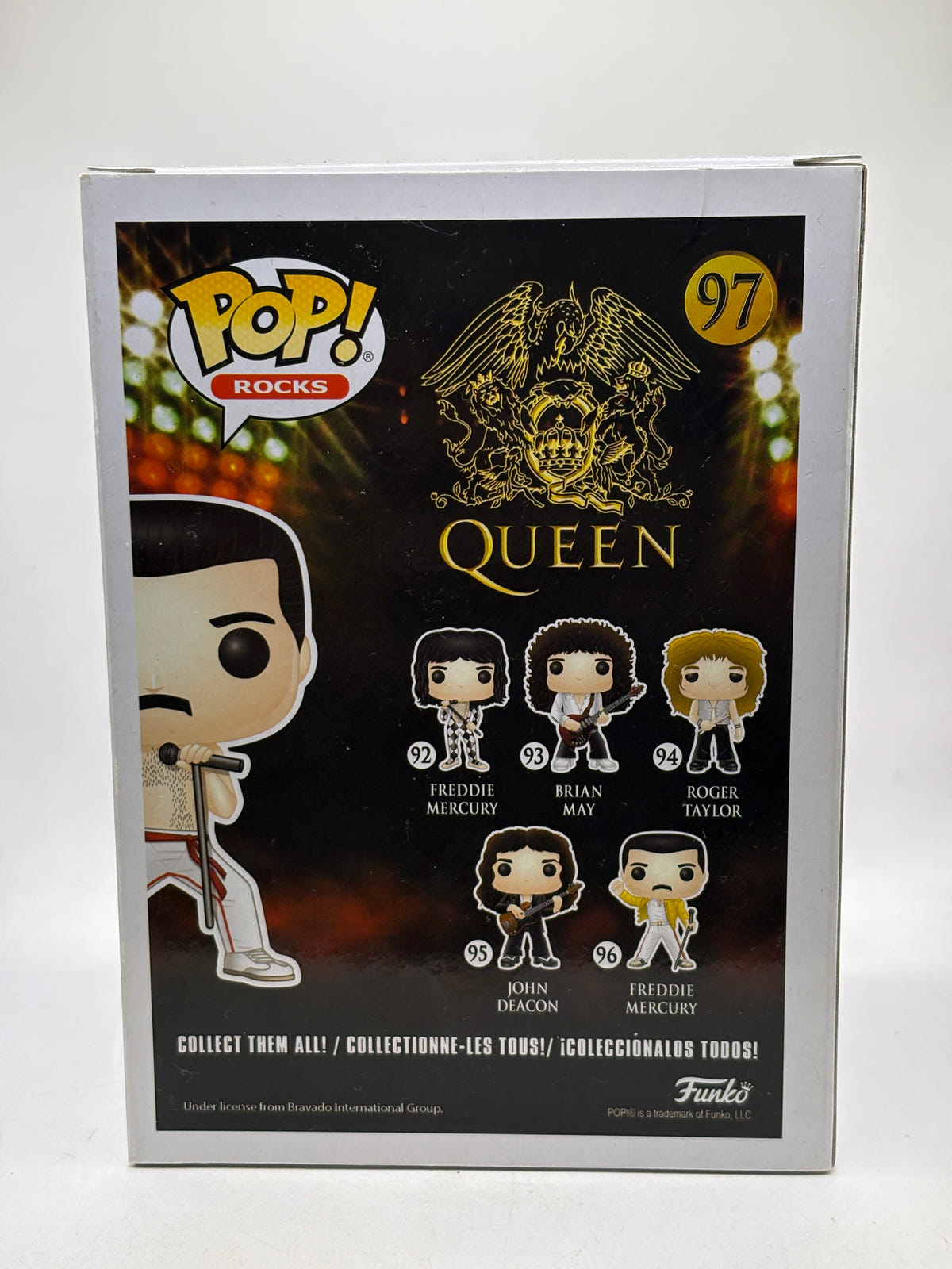 Funko POP! Rocks Queen #97 Freddie Mercury Diamond Vinyl Figure, photo 3 image 3