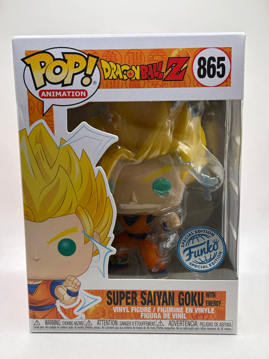 Funko POP! Animation Dragon Ball Z #865 Super Saiyan Goku with Energy SE