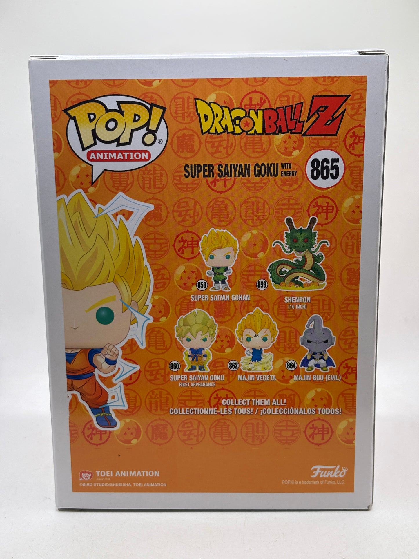 Funko POP! Animation Dragon Ball Z #865 Super Saiyan Goku with Energy SE