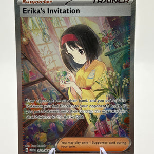 Pokemon TCG 151 MEW - Erika’s Invitation 203/165 Special Illustration Rare NM FRENLY BRICKS - Open 7 Days