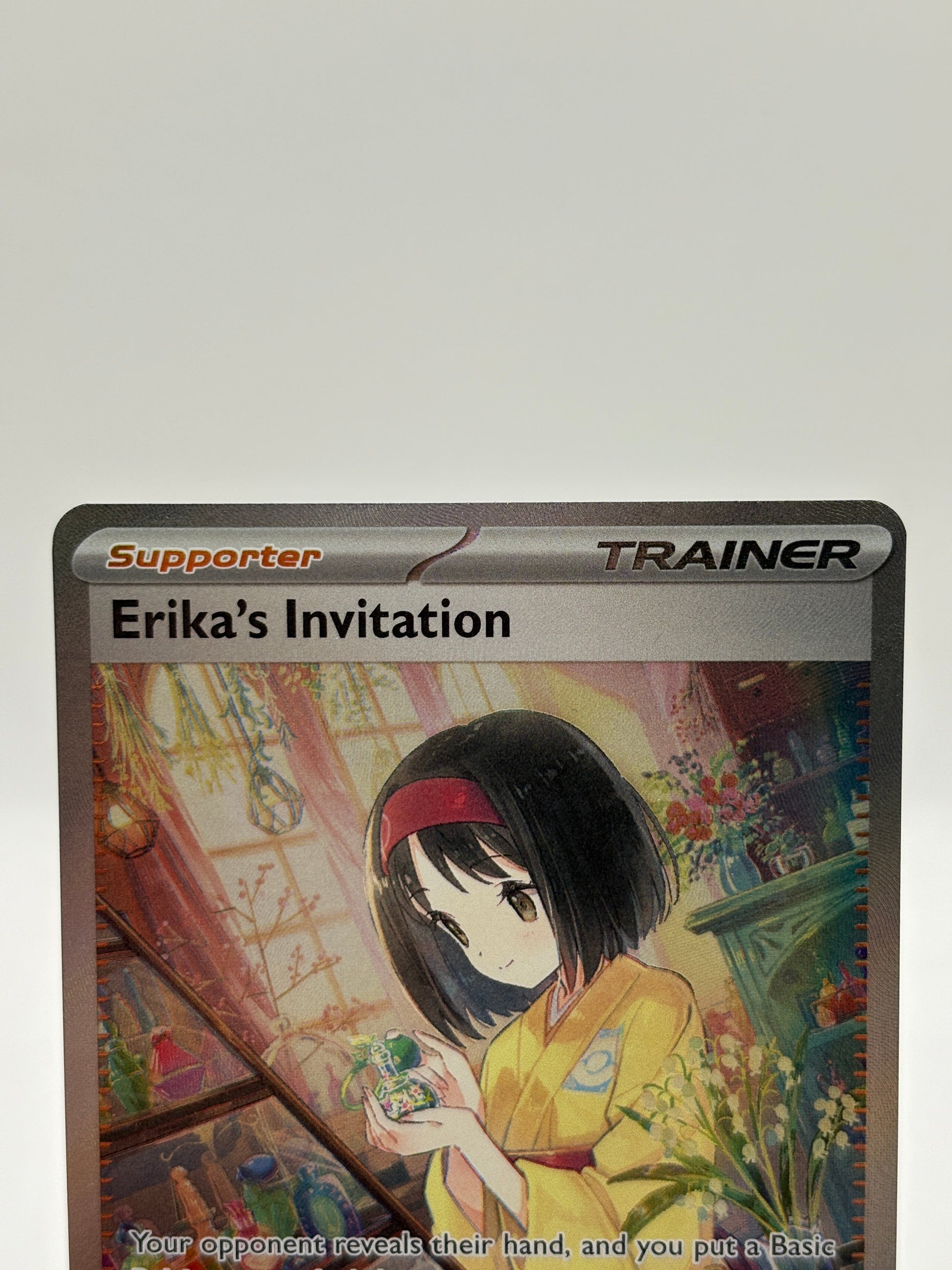 Pokemon TCG 151 MEW - Erika’s Invitation 203/165 Special Illustration Rare NM FRENLY BRICKS - Open 7 Days