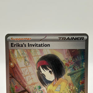 Pokemon TCG 151 MEW - Erika’s Invitation 203/165 Special Illustration Rare NM FRENLY BRICKS - Open 7 Days