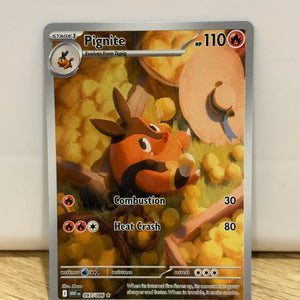 Pokemon TCG Pignite 097/086 Illustration Rare White Flare NM FRENLY BRICKS - Open 7 Days