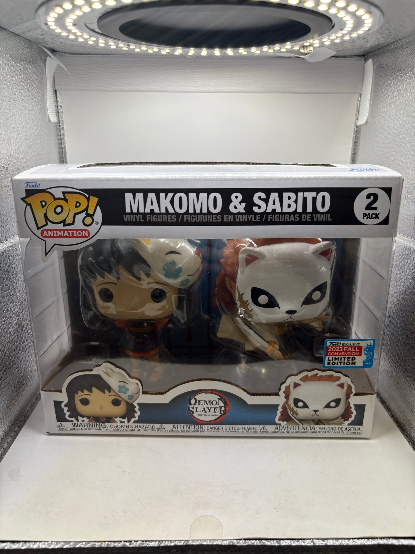 Funko POP! Animation Demon Slayer 2 Pack Makomo & Sabito 2023 Fall