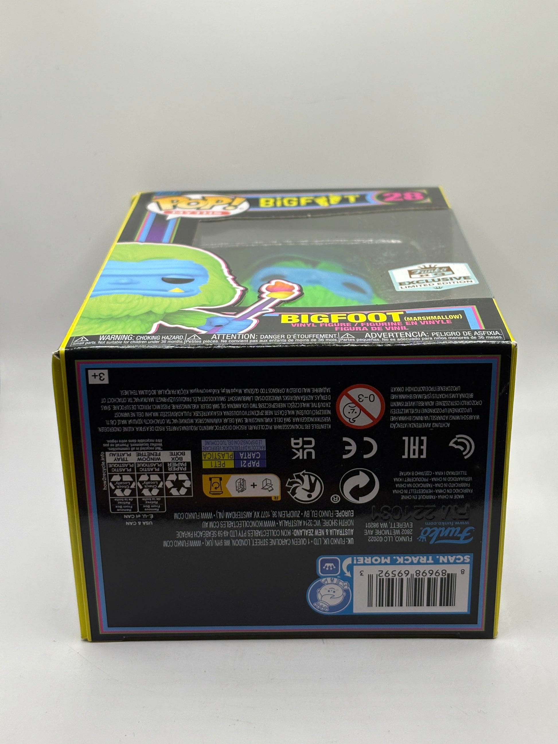 Funko POP! Myths Big Foot #28 Big Foot Marshmallow Funko HQ Exclusive FRENLY BRICKS - Open 7 Days