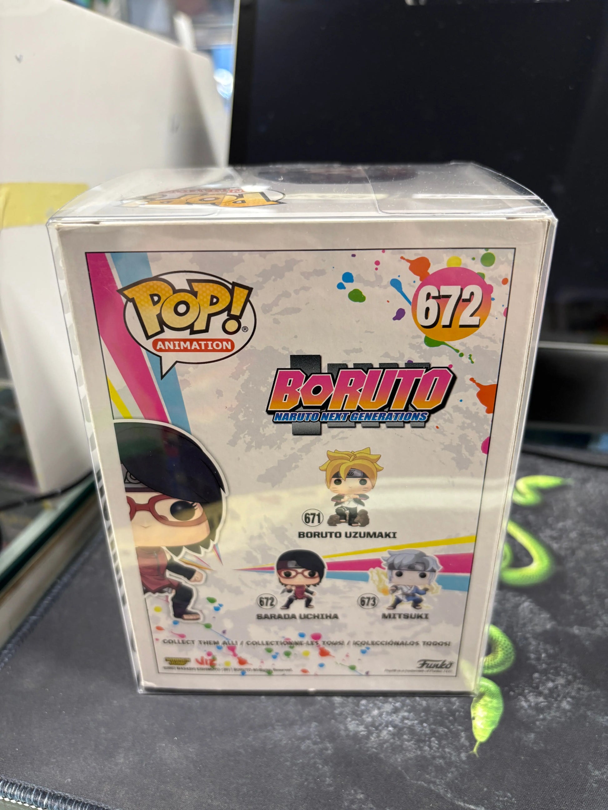Funko POP! Animation Sarada Uchiha #672 Boruto Naruto Next Generation FRENLY BRICKS - Open 7 Days