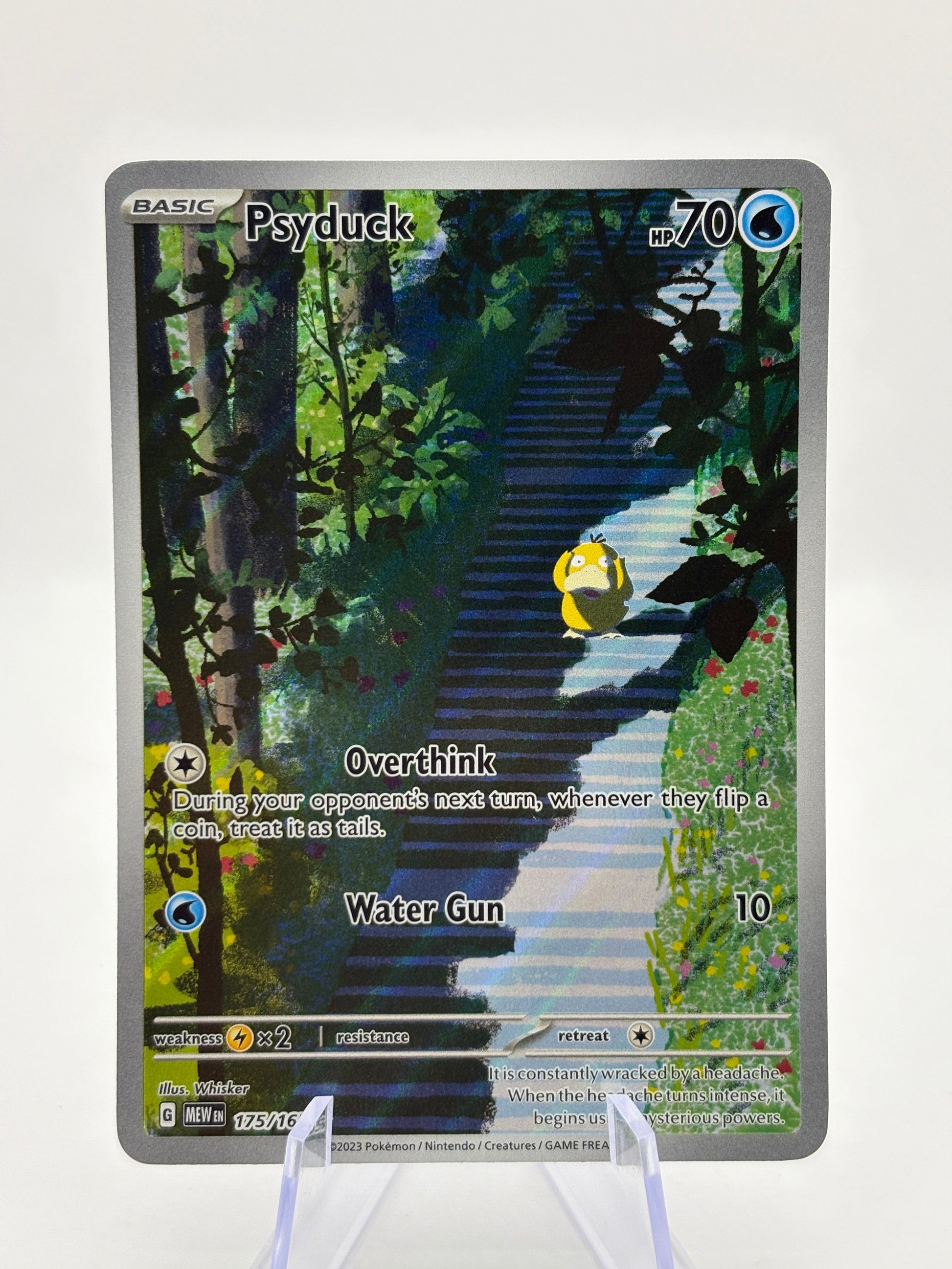 Pokemon TCG 151 MEW - Psyduck 175/165 Illustration Rare LP FRENLY BRICKS - Open 7 Days