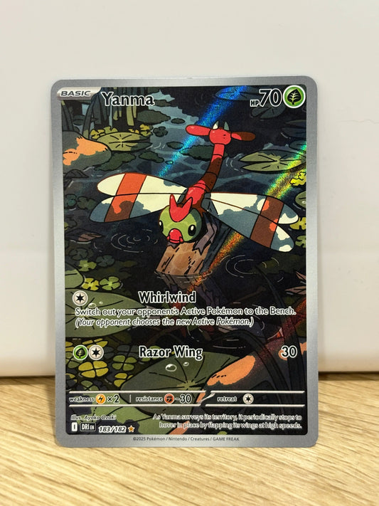 Pokèmon TCG Yanma 183/182 Destined Rivals Illustration Rare NM FRENLY BRICKS - Open 7 Days