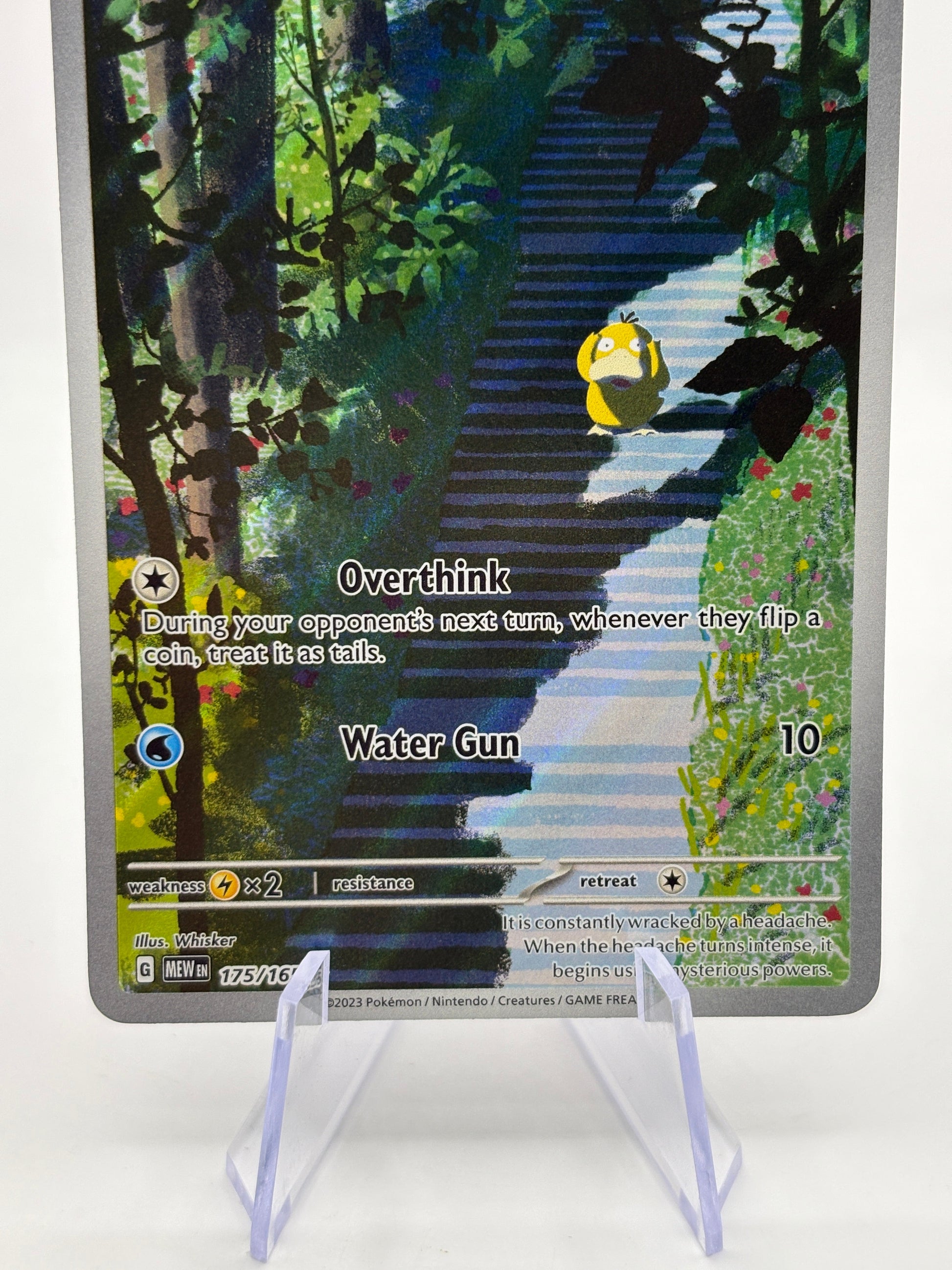 Pokemon TCG 151 MEW - Psyduck 175/165 Illustration Rare LP FRENLY BRICKS - Open 7 Days