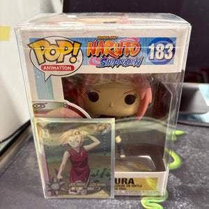 Funko Pop Animation: Naruto Shippuden - Sakura *Minor Damaged Box* #183 w/ Trading Cards FRENLY BRICKS - Open 7 Days
