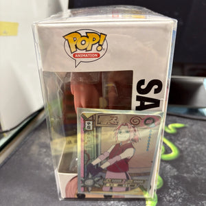 Funko Pop Animation: Naruto Shippuden - Sakura *Minor Damaged Box* #183 w/ Trading Cards FRENLY BRICKS - Open 7 Days