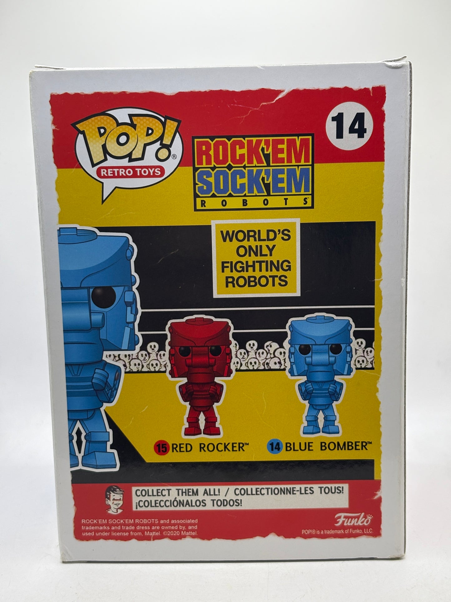 Funko POP! Retro Toys Rock’em Sock’em Robots #14 Blue Bomber