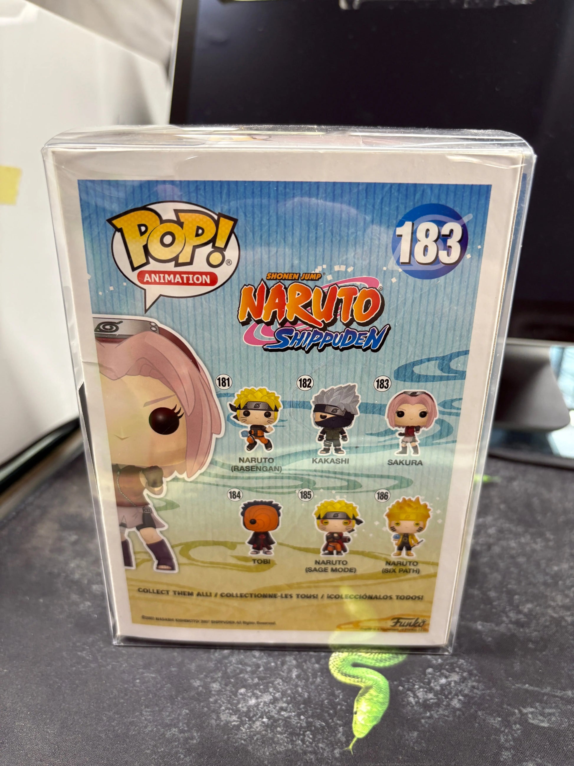 Funko Pop Animation: Naruto Shippuden - Sakura *Minor Damaged Box* #183 w/ Trading Cards FRENLY BRICKS - Open 7 Days