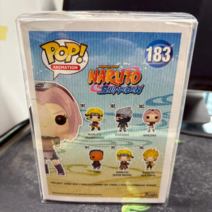 Funko Pop Animation: Naruto Shippuden - Sakura *Minor Damaged Box* #183 w/ Trading Cards FRENLY BRICKS - Open 7 Days