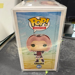 Funko Pop Animation: Naruto Shippuden - Sakura *Minor Damaged Box* #183 w/ Trading Cards FRENLY BRICKS - Open 7 Days