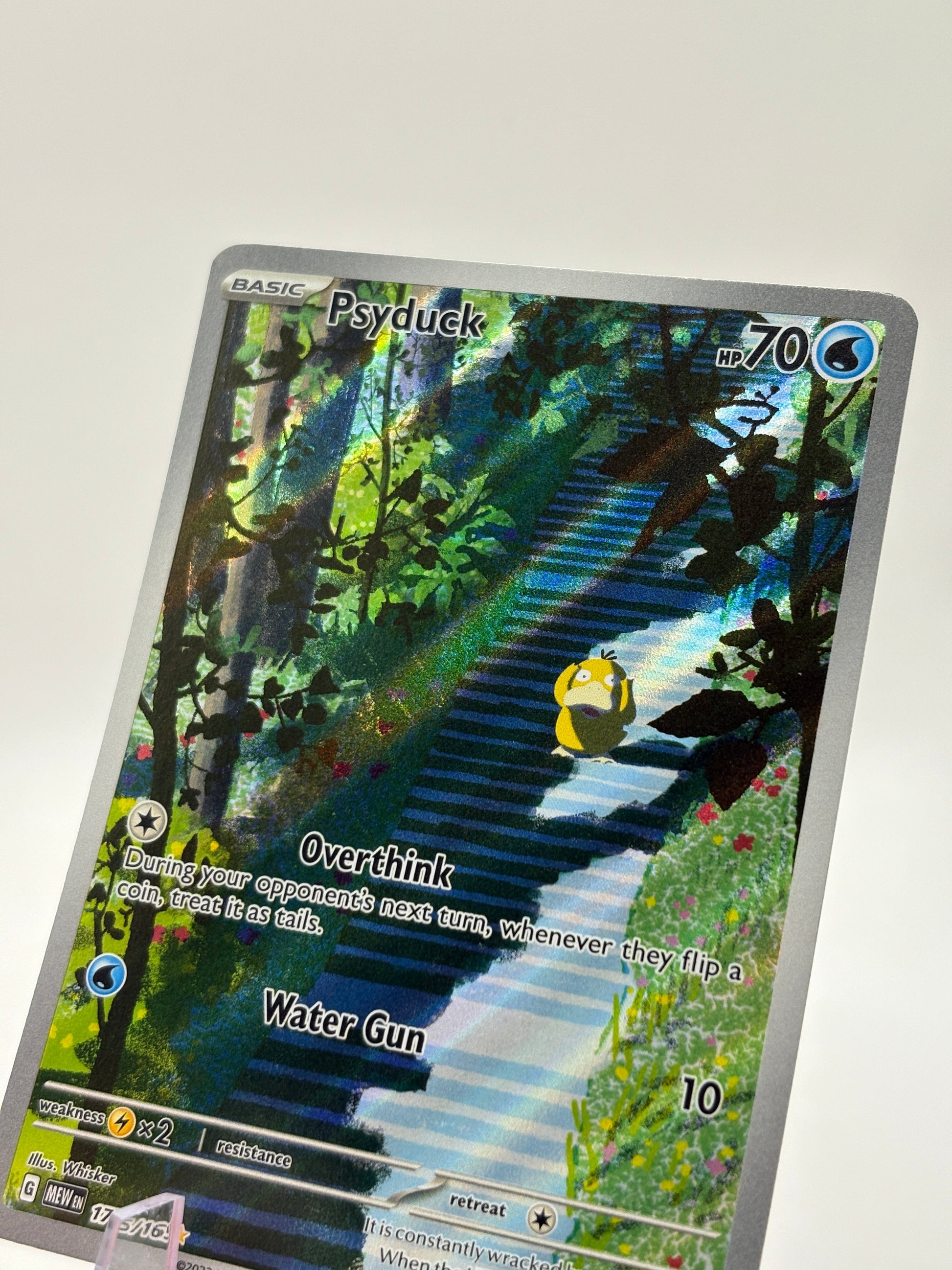 Pokemon TCG 151 MEW - Psyduck 175/165 Illustration Rare LP FRENLY BRICKS - Open 7 Days