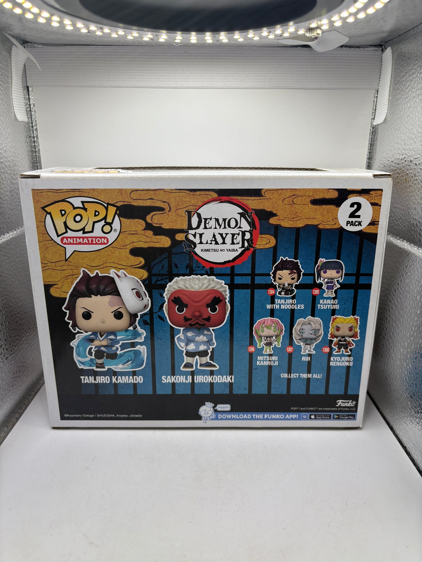 Funko POP! Animation Demon Slayer Tanjiro Kamado & Sakonji Urokodaki 2 Pack