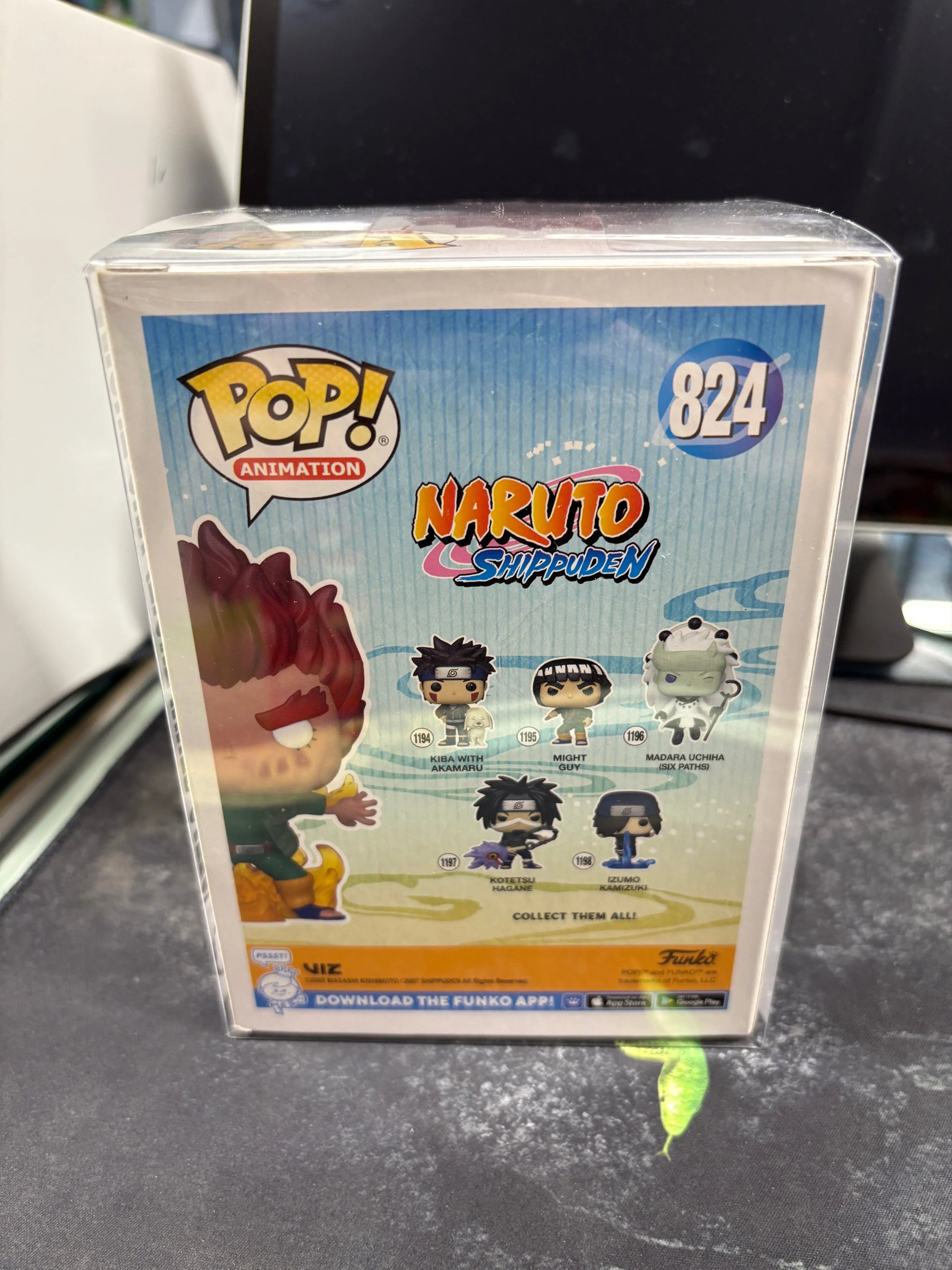 Funko Pop #824 Naruto Shippuden Might Guy Eight Inner Gates Figure FRENLY BRICKS - Open 7 Days