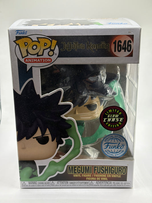 Funko POP! Animation Jujutsu Kaisen #1646 Megumi Fushiguro Limited Glow Chase FRENLY BRICKS - Open 7 Days