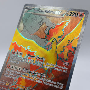 Pokemon TCG Destined Rivals - Team Rockets Moltres EX 208/182 NM FRENLY BRICKS - Open 7 Days