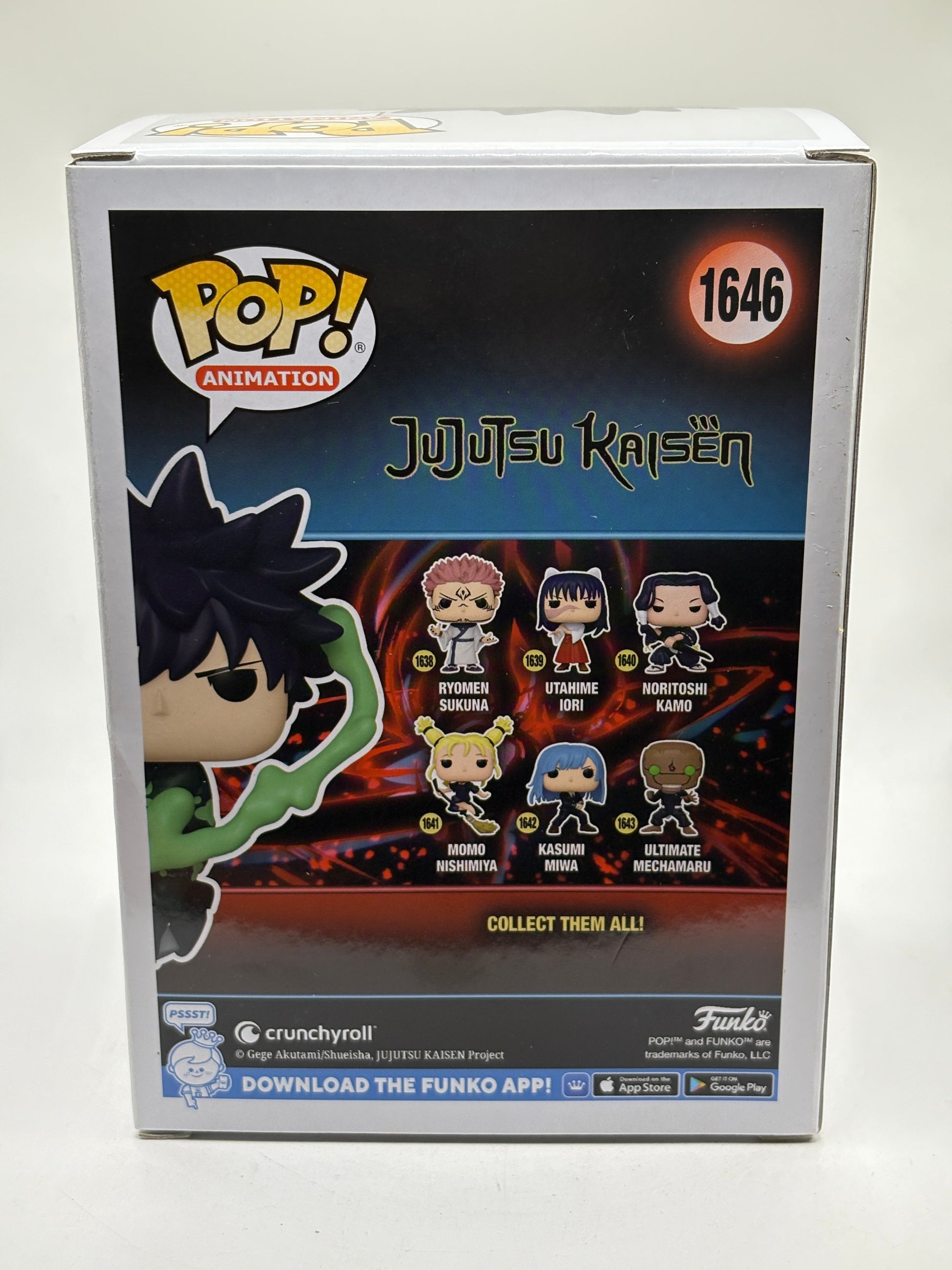 Funko POP! Animation Jujutsu Kaisen #1646 Megumi Fushiguro Limited Glow Chase FRENLY BRICKS - Open 7 Days
