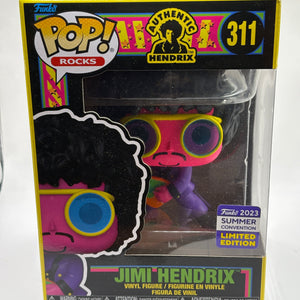 Funko POP! Rocks Hendrix #311 Jimi Hendrix 2023 Summer Con Limited Edition FRENLY BRICKS - Open 7 Days