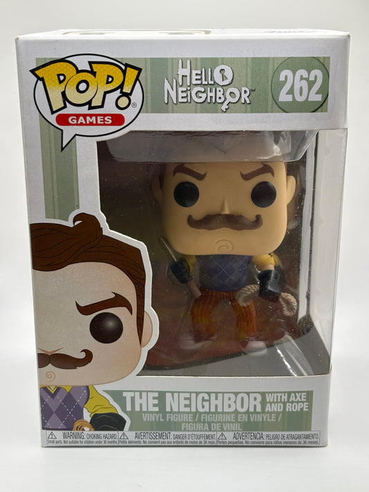 Funko POP! Games Hello Neighbour #262 The Neighbour with Axe and Rope FRENLY BRICKS - Open 7 Days