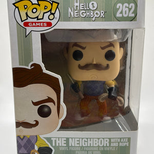 Funko POP! Games Hello Neighbour #262 The Neighbour with Axe and Rope FRENLY BRICKS - Open 7 Days