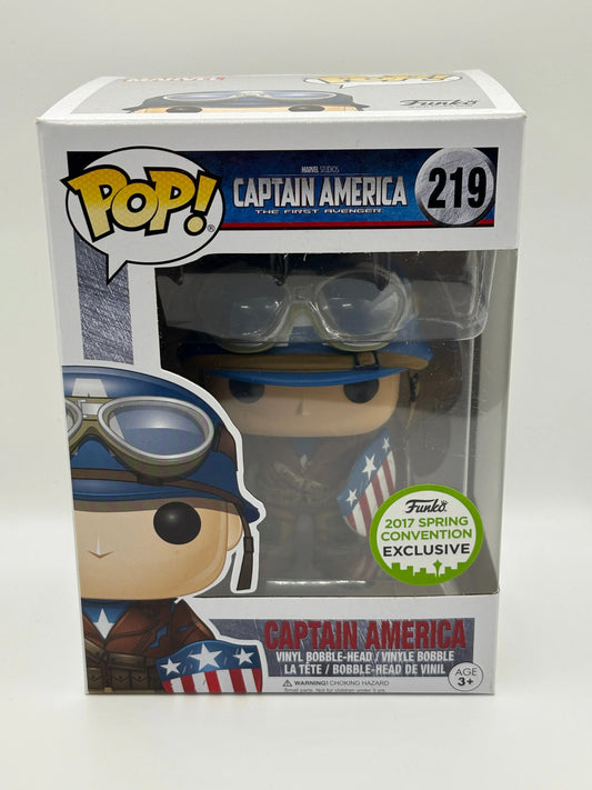 Funko Pop Captain America The First Avenger 2017 Exclusive #219 FRENLY BRICKS - Open 7 Days