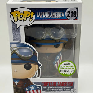 Funko Pop Captain America The First Avenger 2017 Exclusive #219 FRENLY BRICKS - Open 7 Days