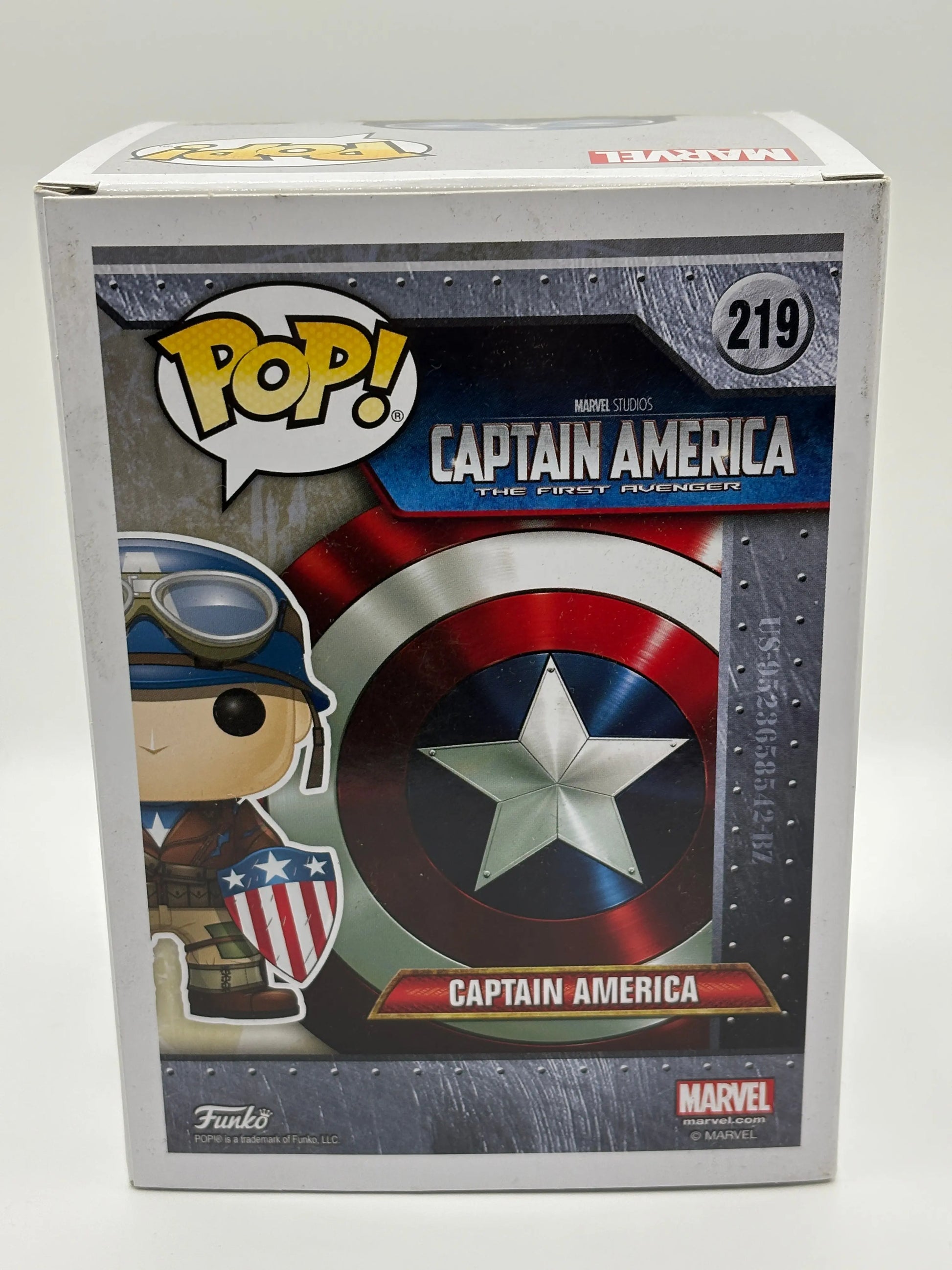 Funko Pop Captain America The First Avenger 2017 Exclusive #219 FRENLY BRICKS - Open 7 Days