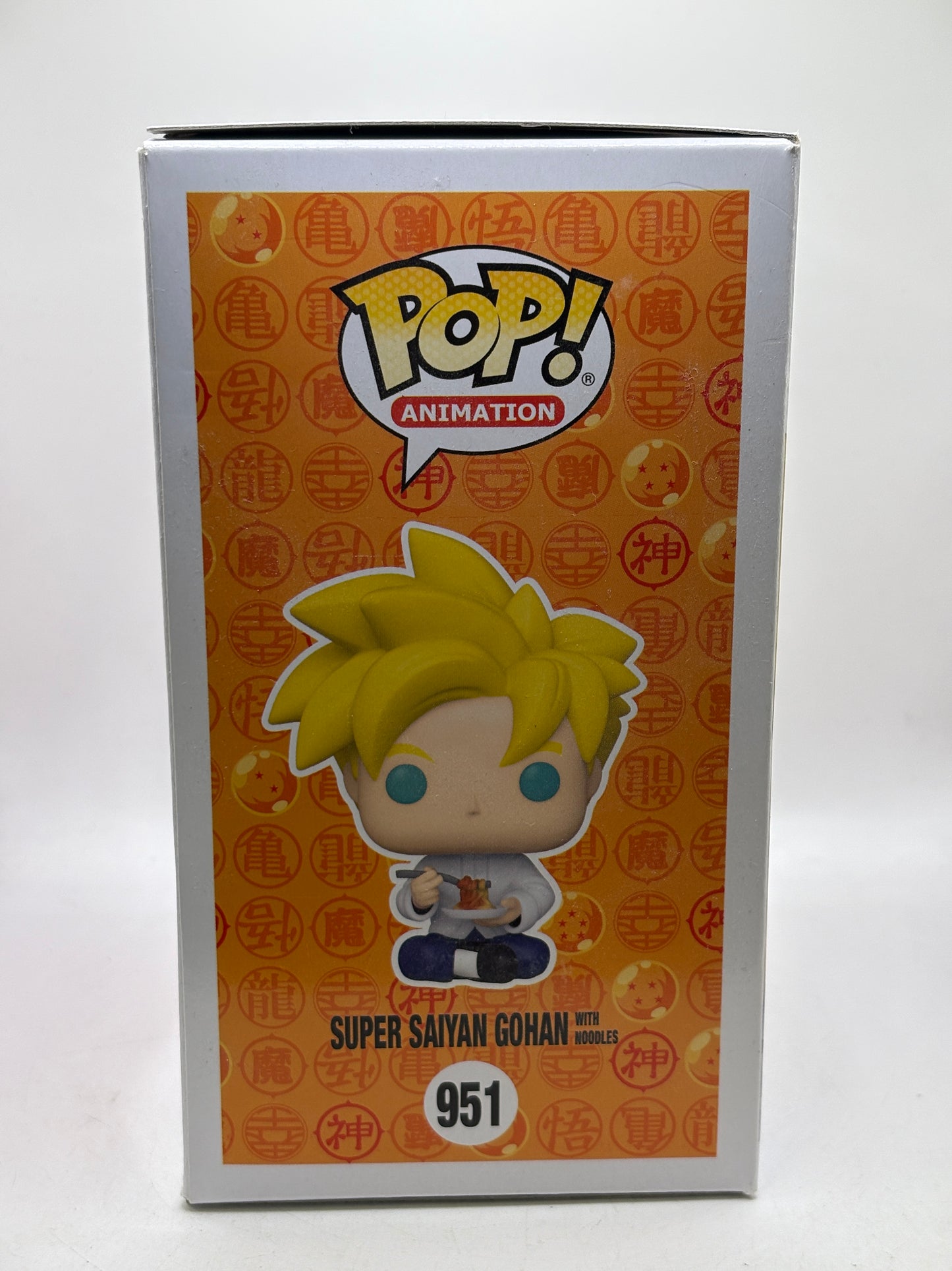 Funko POP! Animation Dragon Ball Z #951 Super Saiyan Gohan with Noodles *Box Dmg